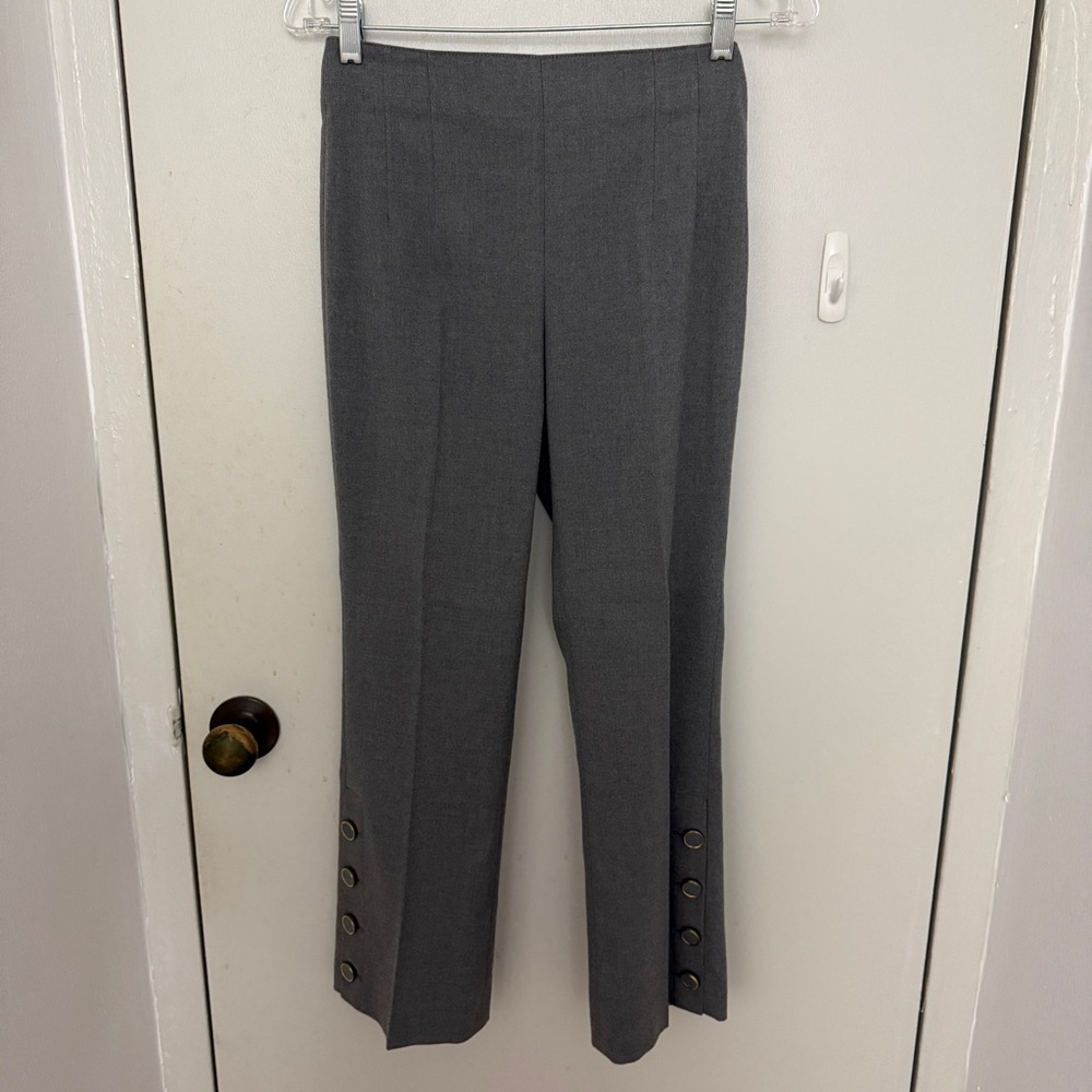 Club Monaco Linnzie Crop Kick Flare Tailored Pant - NWOT 00 Grey